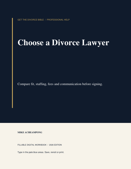 Choose a Divorce Lawyer cover
