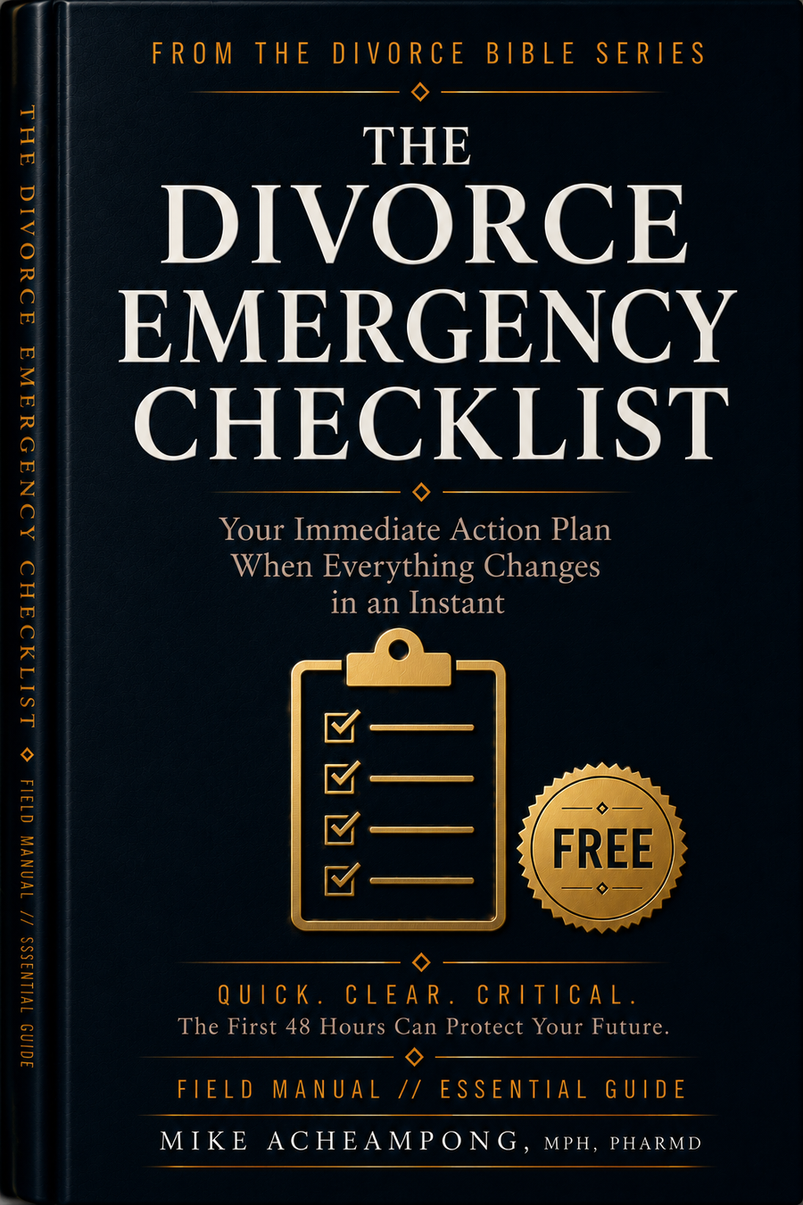 The Divorce Emergency Checklist cover