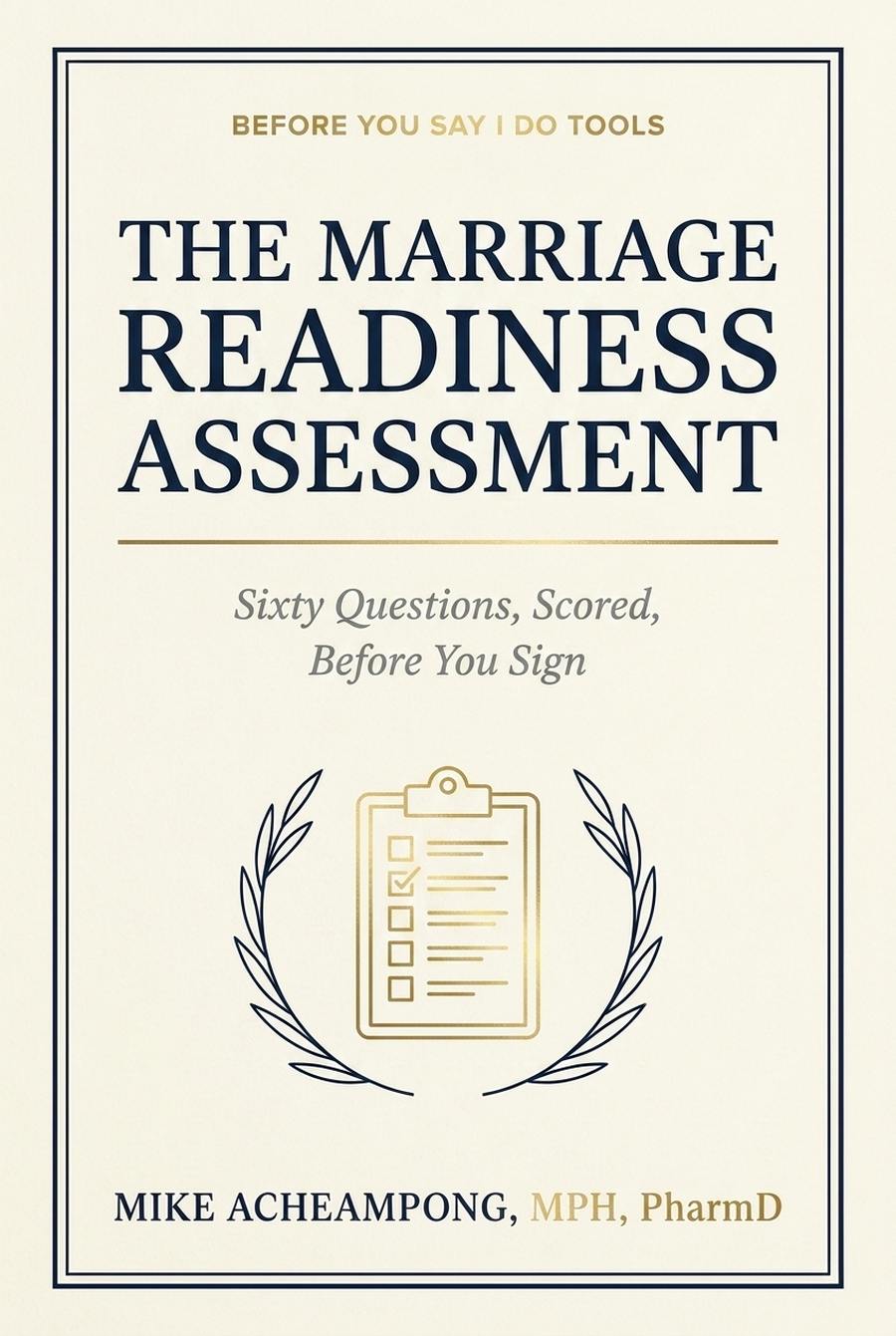 The Marriage Readiness Assessment cover